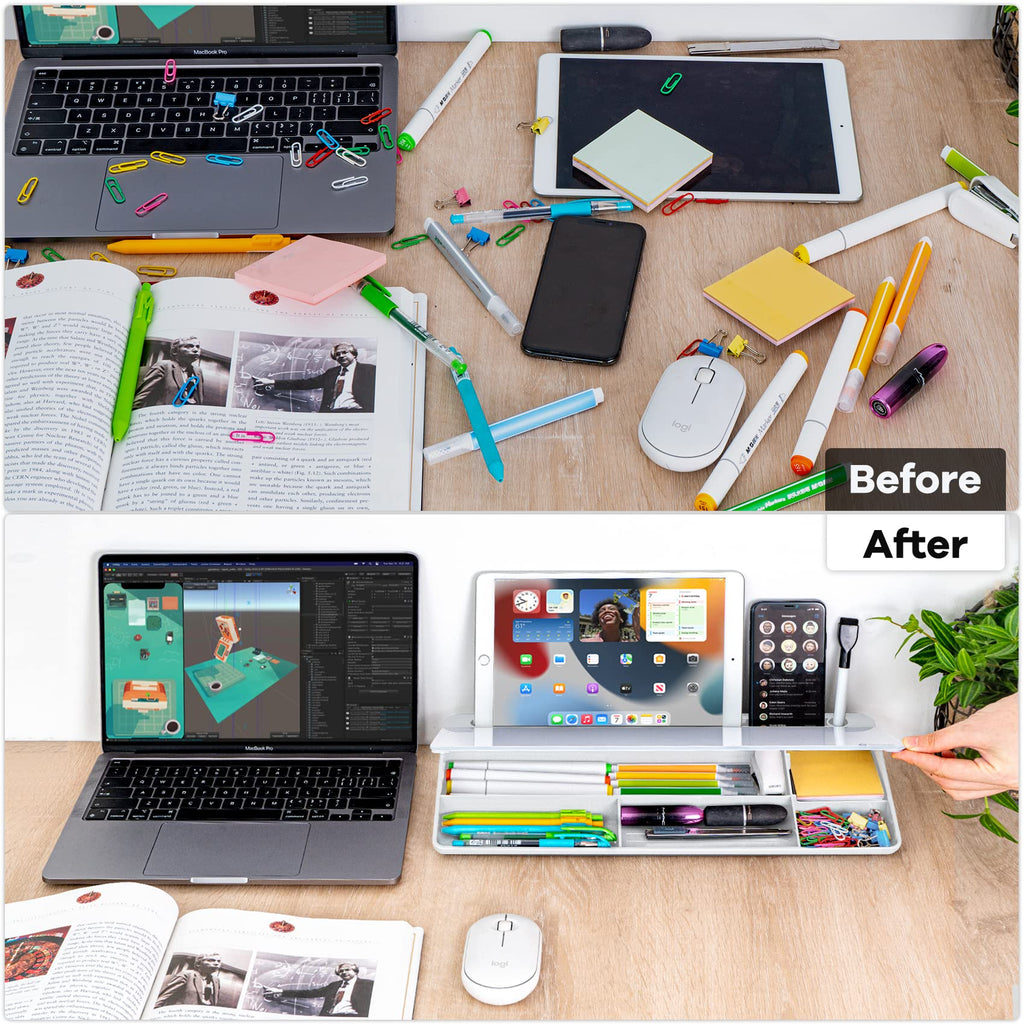 Desktop-Whiteboard aus Glas